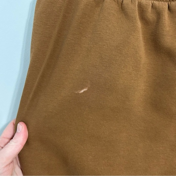 Nike Jordan Brown Casual Fleece Sweatpants Relaxed Fit Joggers Men’s Size Medium - Picture 6 of 8